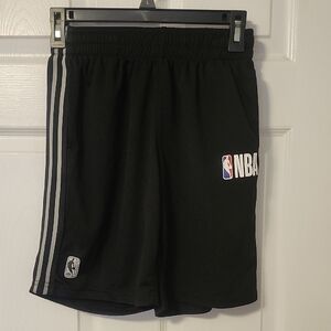 NBA Black Basketball Shorts with Elastic Waistband